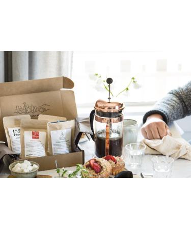 Bean Box Gourmet Coffee Sampler | Specialty Coffee Gift Set for Women and Men | Birthday Gifts for Her | Care Package | 4 Piece Variety Set (Light Roast - Whole Bean) - Buy Online on GoSupps.com