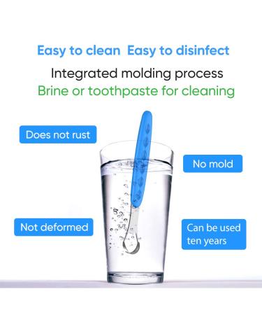 Metal Tongue Scraper Set for Fresh Breath - Adults & Kids | Eliminate Bad Breath Quickly - Buy Online on GoSupps.com