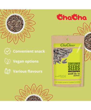 Chacha Roasted Salted Sunflower Seeds - Premium Chinese Snack | 130g x 2 Pack - Buy Online on GoSupps.com