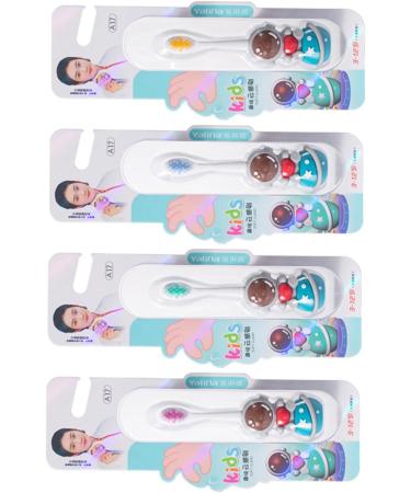 Buy Soft Bristle Toothbrush for Kids | Cartoon Astronaut Toddler Toothbrush in Blue - Gentle & Effective Cleaning - Buy Online on GoSupps.com