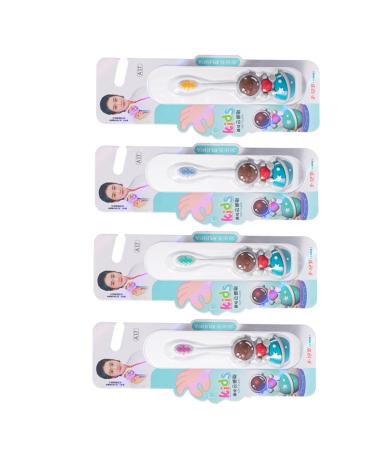 Children's toothbrush cartoon astronaut toothbrush soft bristles individually packed for toddlers boys and girls children's toothbrush blue