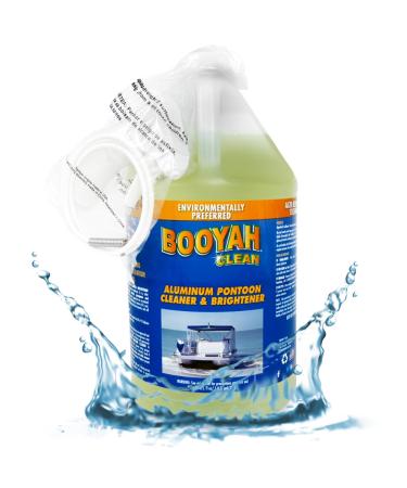 BooYah Clean Aluminum Pontoon Cleaner & Brightener - Environmentally Preferred Aluminum Cleaner - Non-Acid Removes Oxidation