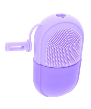 Beauty Face Ice Tray Ice Holder for Face Skin Care Tool Skin Massage Ice Roller Face Beauty Tool Skin Ice Roller Ice Roller Mold Silicone Icing Tool Facial Silicone Ice Roller 13X6.5X5.5CM Violet