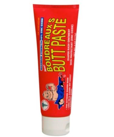 Boudreaux's Maximum Strength Butt Paste Ointment 4 oz (Pack of 6)