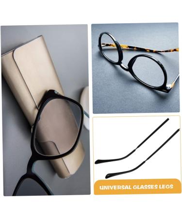 IPLUSMILE Replacement Glasses Legs - 8 Pairs DIY Temple Arm Metal Spare Parts for Men & Women - Thin Black Brackets (14x3cm 4pcs) - Buy Online on GoSupps.com