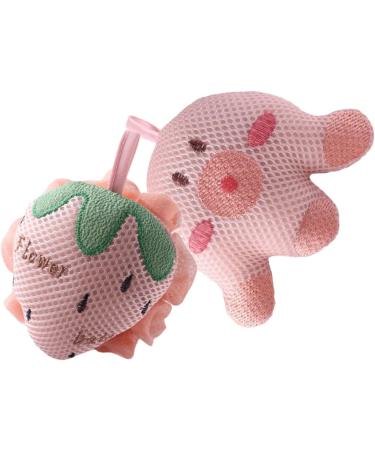 Beaupretty 4 Pcs Cartoon Bath Balls | Women's & Men's Shower Loofah Scrubber Sponge - Perfect for Relaxing Baths - Buy Online on GoSupps.com