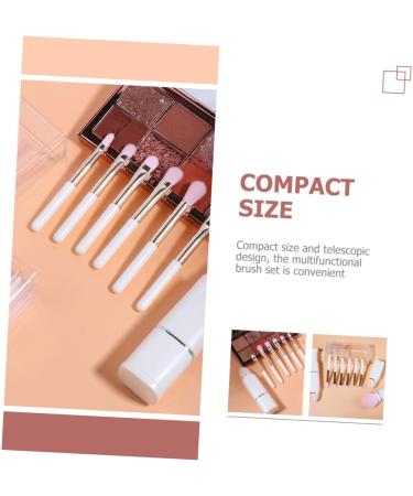 POPETPOP 3 Sets Makeup Brush Set Makeup Brush for Girls Brochas De Maquillaje Lady Tools Facial Kit Make up Sponges Makeup Brush for Women Bronzing Powder Travel White Mini Artificial Fiber - Buy Online on GoSupps.com