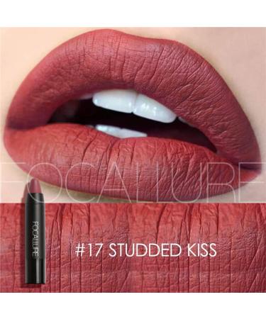 FOCALLURE Ultra Chic Matte Lipstick - Long Lasting Waterproof Lip Crayon with Vitamin E for Lightweight Matte Color - Buy Online on GoSupps.com