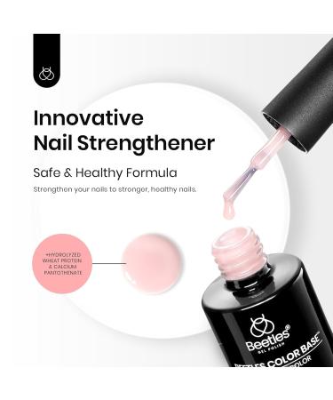 Beetles Base Color Gel Nail Polish - 6 Colors Nude & Peach Tones for DIY Nail Art | Soak Off Perfect Gift for Women - Buy Online on GoSupps.com
