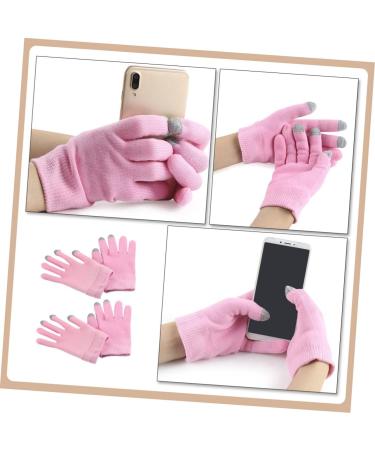 minkissy 10 Pairs Moisturizing Gloves Hand Covering Conductive Yarn Touch Screen Pink Miss - Buy Online on GoSupps.com