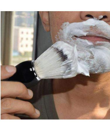 Buy 1PC Handcrafted Roof Hair Shaving Brush - Luxury Black Tool with Metal Resin Handle for Professional Use | Barts Brushes - International Shipping Available - Buy Online on GoSupps.com