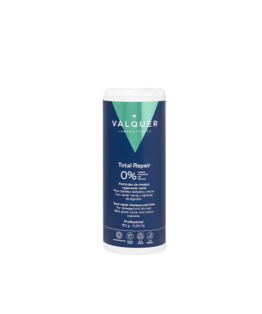 Valquer Total Repair Shampoo Particles for damaged hair. Concentrated formulation. Sulfate-free, Silicone-free and Salt-free - 150 Gr
