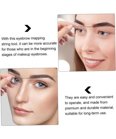BIUDECO 1box Eyebrow Makeup Ruler Tool Convenient Eyebrow Ruler Eyebrow Tattoos Ruler 6x4.5cm White - Buy Online on GoSupps.com