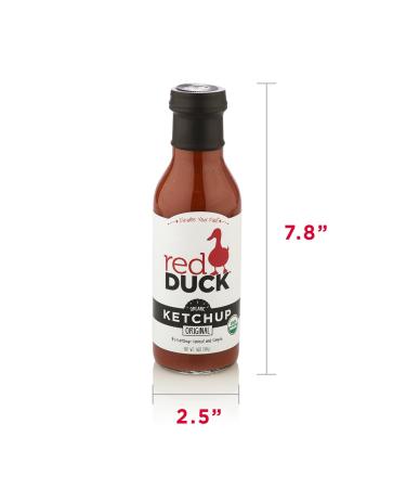 Red Duck Original Organic Ketchup - Gluten-Free 14oz - All Natural, Non-GMO - Buy Online on GoSupps.com