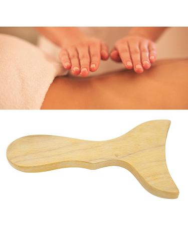 Verdant Touch Wood Gua Sha Board - Natural Body Massage Tool for Muscle Relaxation & Tiredness Relief | 17.8 cm - Buy Online on GoSupps.com