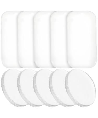 Beaupretty 10 Pieces Silicone Lash Pads Women Eyelash Pads Eyelash Extensions Pads Silicone False Eyelash Holder Pads for Eyelash Extensions Makeup Tools