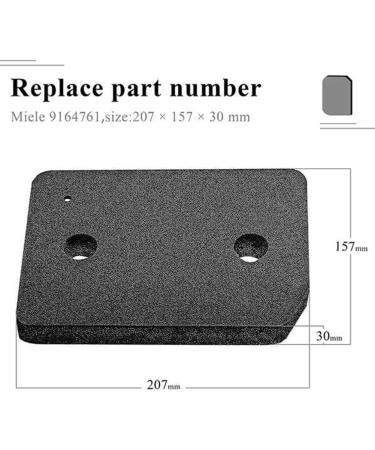 Lizusidtsy Tumble Dryer Foam Filter Kits for 9164761 Dryer Heat Pump Dryer Sponge Filter Mat Condensed Dryer Lint Filter - Buy Online on GoSupps.com