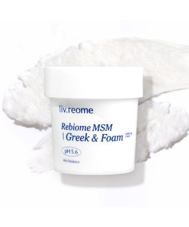 liv.reome MSM Sulfur-Derived & Probiotic Exosome Cleanser Deep Pore Detox Blackhead & Oil Control Hydrating Finish