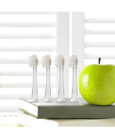 Seago Electric Toothbrush Plug-In Brushes - SG-G513 & SG-977 Series Soft Bristle 10x Plaque Removal 4-Pack for Ages 6 Months to 4 Years - Buy Online on GoSupps.com