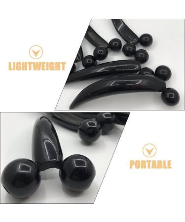 NOLITOY Ox Horn Massage Roller & Body Scraper Wheel - Facial & Eye Massager Tools for Therapy & Relaxation | International Shipping - Buy Online on GoSupps.com