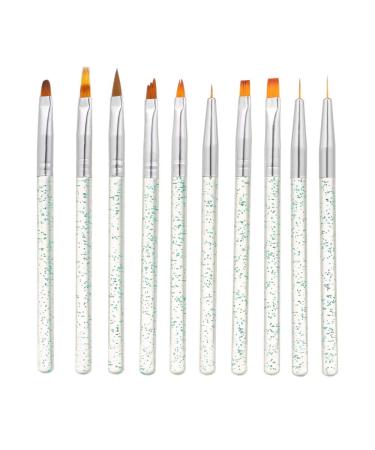 gel brush 10-part nail brush nail art painting drawing brush set gel brushes