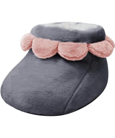 Loviver Electric Heated Foot Warmers - Soft USB Non-Slip Heated Pads for Home & Office Perfect for Feet & Hands - Gray - Buy Online on GoSupps.com