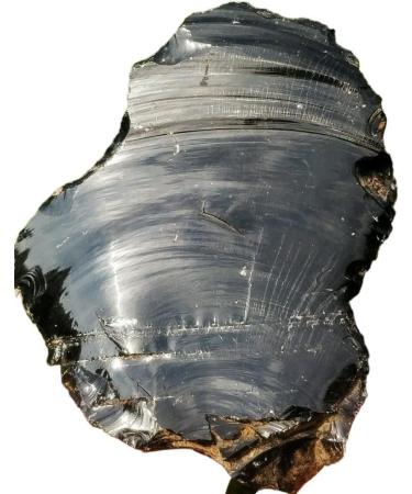 Natural Crystal Rough 1pc 200g Obsidian Crystal Stone Natural Rough Specimen - Buy Online on GoSupps.com