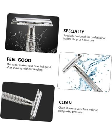 Beaupretty Men's Shaving Razor - Zinc Alloy Beard Tool for Perfect Grooming | Ideal Gift for Dads & Barbers - 1 Pack - Buy Online on GoSupps.com