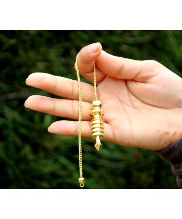 Buy Jet International Isis 4 Plate Gold Plated Metal Pendulum | Healing Dowsing A++ | International Shipping - Buy Online on GoSupps.com