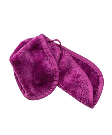 Microfiber Makeup Remover Cloth - Reusable Facial Cleansing Towel for Instant Makeup Removal (Burgundy) - Buy Online on GoSupps.com