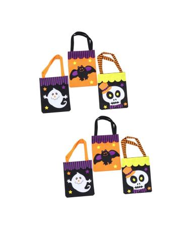 Zerodeko 6 Pcs Halloween Candy Bag Candy Bags Turtle Erasers Halloween Handbag Halloween Bag Apparel