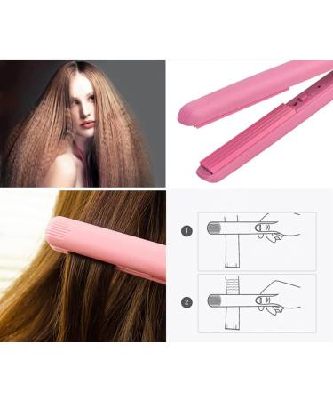 Mini Ceramic Hair Iron | Volumizing Crimper | Anti-Static & Lightweight | Universal Voltage for International Shipping - Buy Online on GoSupps.com