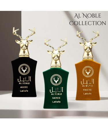 LATTAFA Al Noble Ameer Wazeer Safeer EDP Spray 100ML (3.4 OZ) Exude Masculinity With These Compelling Fragrances. (COLLECTION) - Buy Online on GoSupps.com