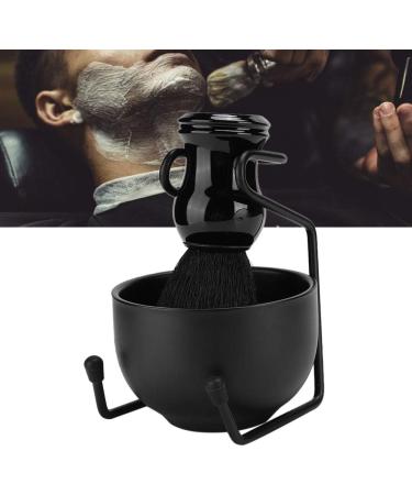 Men's Beard Trimmer Set 3-Piece with Holder Shaving Brush & Soap (Black) | International Shipping Available - Buy Online on GoSupps.com