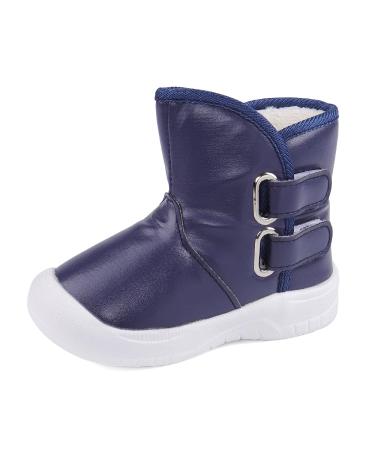 LACOFIA Toddler Boys Girls Anti-Slip Rubber Sole Waterproof Winter Warm Snow Boots 6 UK Child C Navyblue - Buy Online on GoSupps.com