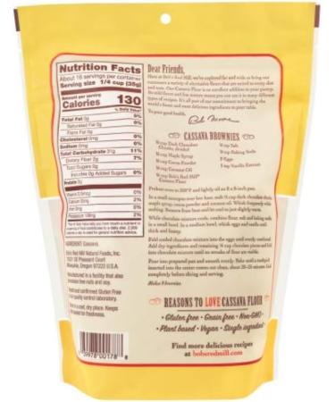 Bob's Red Mill Cassava Flour Grain Free 567 Grams - Buy Online on GoSupps.com