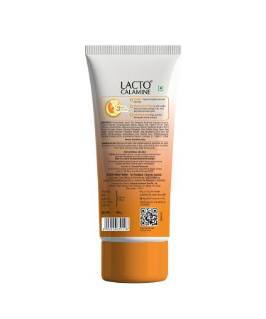 Lact'o Calamin'e 3-in-1 Vitamin C Face Scrub-Mask-Wash for Skin Brightening Effect | 100ml x 1 | Multi-action Vitamin C Face Wash Face Scrub Face Mask. - Buy Online on GoSupps.com