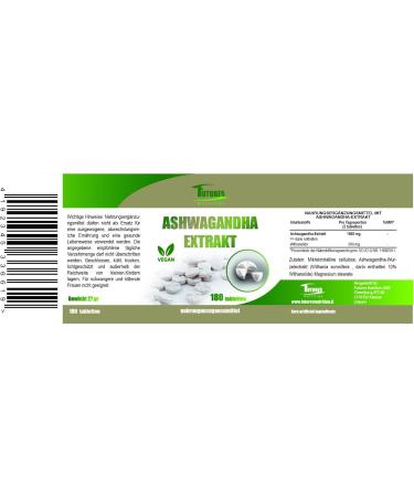 Futures Nutrition Ashwagandha Extract 1500mg - 180 Vegan Tablets | Anti-Stress & Sleep Aid | Lab Tested Additive-Free - Buy Online on GoSupps.com