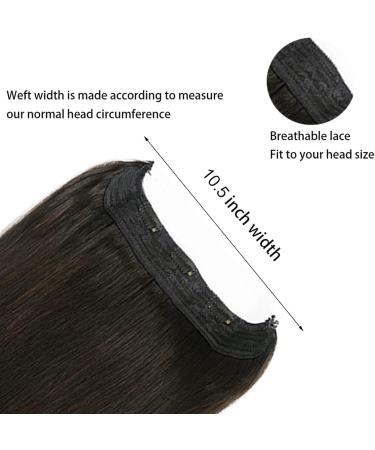 Hair Extensions Wire Hair Extensions Real Human Hair Wire Hair #1B Silky Straight Human Hair Extensions One Piece Wire Hair Extensions with 5 Clips with Fish Line Hair Pieces(22 inches) 22 inches 1B - Buy Online on GoSupps.com