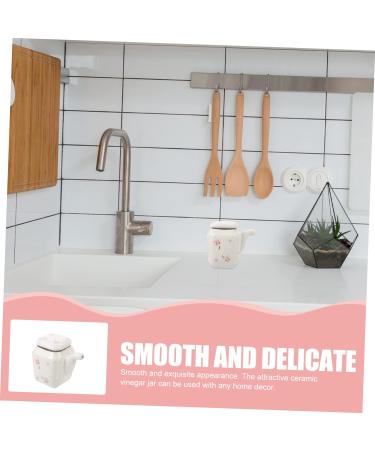 ABOOFAN 3pcs Ceramic Soy Sauce Pot Japanese Oil Dispenser Vinegar Jar Porcelain Olive Oil Bottle Oil Pot Vinegar Bowl Kitchen Seasoning Jar Japanese Soy Sauce Shoyu Ceramics Lecythus White 8X7.5X5CMx3pcs Whitex3pcs - Buy Online on GoSupps.com