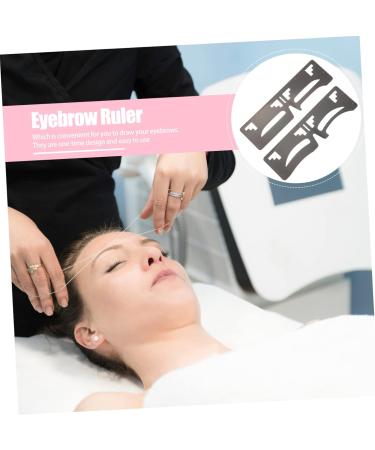 FOMIYES 8 Pcs Eyebrow Ruler Brow Stencil Eyebrow Makeup Tool Molds Brow Template Eyebrow Shape Makeup Tools - Buy Online on GoSupps.com