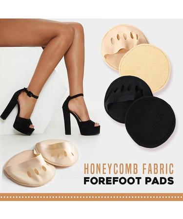 Comfortable Honeycomb Forefoot Pads - Non-Slip Metatarsal Cushion for Women s High Heels | Reusable Durable Black Foot Protector - Buy Online on GoSupps.com