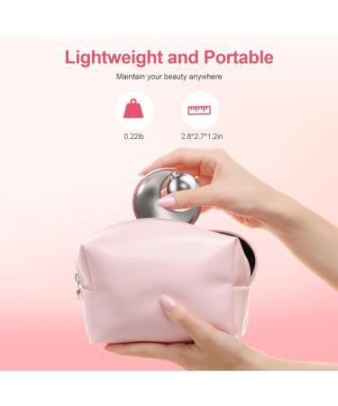 Buy Ice Globes for Face - Stainless Steel Facial Ice Roller & Cryo Sticks for Skin Care | Durable Beauty Tools - Pink - Buy Online on GoSupps.com