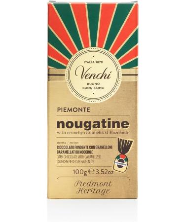 Venchi - Nougatine Chocolate Bar with whole Piedmont PGI hazelnuts 100 g - Gluten-free - Buy Online on GoSupps.com