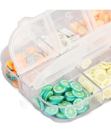 Fruit Nail Glitter Sequin Decorative 5 Boxes Fruit Nail Art Glitter for Party - Buy Online on GoSupps.com