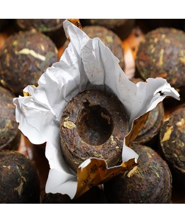  MIHUNTANG Nuo Xiang Pu-erh Ripe Tea 300g Puer Glutinous Rice Scented Cakes Mini Tuo Cha Cakes Scented Sticky Rice Loose Leaves Puerh Tea - Buy Online on GoSupps.com