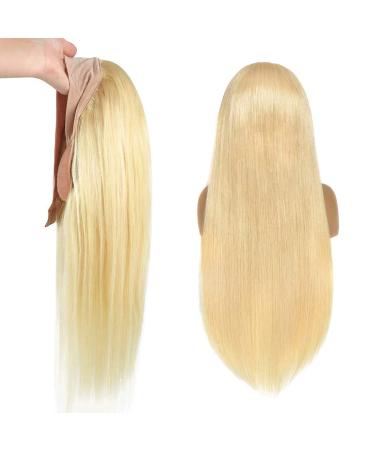 Headband Wigs for Women - Blonde Glueless 150% Density Brazilian Virgin Hair #613 - Natural Hairline 22-Inch Straight Wig - Buy Online on GoSupps.com