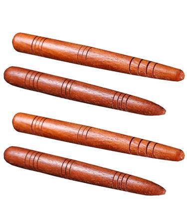 Milists 4-part Thai massage sticks made of wood reflex zone stick hand head face body traditional tools for relaxation travel at home massage device - Buy Online on GoSupps.com