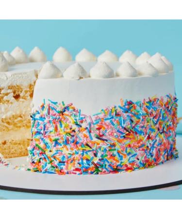 Edible Candy Cake Decoration Green Jimmies Sprinkles 78g Valentine's Day Birthday Halloween Thanksgiving Christmas Party Team Dinner Cake Biscuit Ice Cream topper Dessert Sprinkles - Buy Online on GoSupps.com