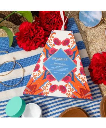 Spongell | Rivera Collection Infused Buffer Sponge | Oils of Basil & Lemon | Vegan Friendly Cruelty-Free | 20+ Uses | Tunisian Moon - Buy Online on GoSupps.com